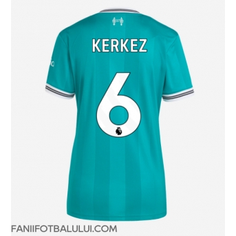 Liverpool Milos Kerkez #6 Tricou Fotbal Replică 2025-26 Femei Treilea